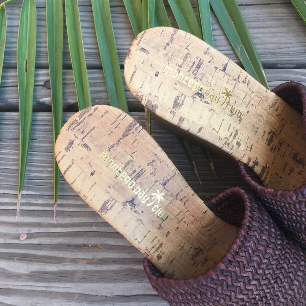 Montego Bay Club Summer Woven Wedge Cork
